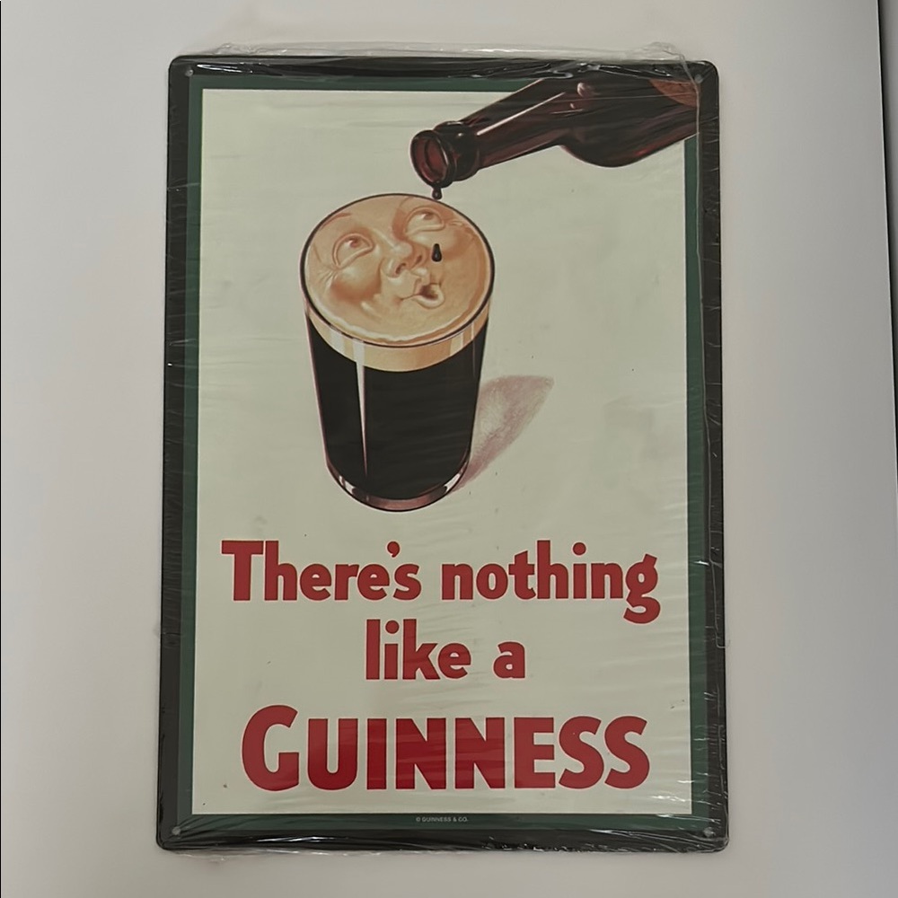 Guinness Retro Metal Sign